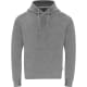 Sudadera eco algodón orgánico y RPET con capucha Dretius 280 gris