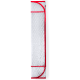 Parasol personalizado aluminio burbuja con ribetes (130x70 cm) rojo