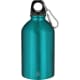 Bidón personalizado en acero inox reciclado con mosquetón (500 ml) azul claro