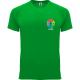 Camiseta técnica personalizada manga ranglán Bahrain Roly 135 verde helecho