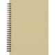 Libreta con planificador mensual en cartón reciclado 16,4 x 21,7 cm