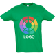 Camiseta manga corta de alta calidad imperial Sols 190 verde pradera