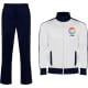 Chándal combinado de chaqueta y pantalón Esparta Roly blanco/marino