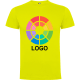 Camiseta manga corta costura lateral Dogo Premium Roly 165 lima limon