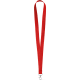 Lanyard publicitario simple 2 cm ancho con mosquetón