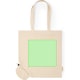 Bolsa eco plegable publicitaria 100% algodón orgánico 120g/m2 38 x 42 cm