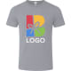 Camiseta personalizada tubular 100% algodón ring spun  Epika 150 gris