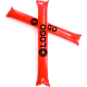 Palos para aplausos, hinchable rojo