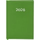 Agenda día página 2026 de polipiel 15 x 21 cm verde