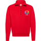 Sudadera media cremallera Fruit Of The Loom 280 rojo