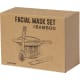 Set mascarilla bambú completo personalizado 4 accesorios