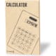 Calculadora solar en cartón reciclado de 8 dígitos