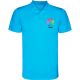 Polo técnico personalizado Monzha Roly 150 azul turquesa