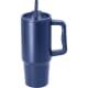 Taza térmica acero inox reciclado con tapa y asa ergonómica (900 ml)  azul marino