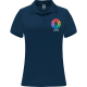 Polo técnico personalizado de mujer Monzha Woman Roly 150 azul marino