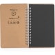 Libreta personalizada de cartón reciclado con semillas silvestres 14.3 x 21 cm