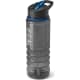 Botella deportiva de plástico sin BPA con pajita (650 ml)