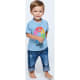 Camiseta manga corta 100% algodon peinado de niño Baby Roly