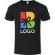 Camiseta personalizada tubular 100% algodón ring spun  Epika 150 negro