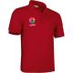 Polo pique de 100% algodon de niño patrol Valento 220 rojo loto