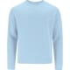 Sudadera de niño en felpa perchada cuello redondo Cosmos 280 azul claro