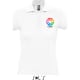 Polo ligero 100% algodon publicitario de mujer passion Sols 170 blanco