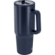 Jarra térmica personalizada acero reciclado con boquilla plegable (870 ml) azul marino