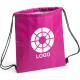Mochila nevera infantil en poliéster 210D/aluminio fucsia