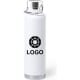 Botella térmica personalizada de acero inox. y cobre (650 ml) blanco