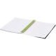 Libreta bicolor personalizada con anillas y goma elástica a juego 14,8 x 21
