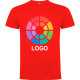 Camiseta manga corta costura lateral Dogo Premium Roly 165 rojo