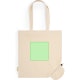 Bolsa eco plegable publicitaria 100% algodón orgánico 120g/m2 38 x 42 cm