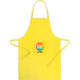 Delantal de algodón y poliéster Xigor amarillo