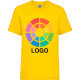 Camiseta manga corta de niño value weight Fruit Of The Loom 165 amarillo