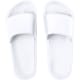 Chanclas personalizadas en EVA y PU con empine ergonómico blanco