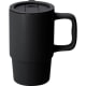 Taza cerámica acabado mate con tapadera deslizante (430 ml)