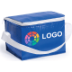 Nevera PVC para 6 latas con interior isotermo en aluminio (3,2 L) azul