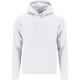 Sudadera con capucha felpa perchada con bolsillo frontal  Draco 280 blanco