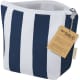 Neceser algodón reciclado/ poliéster RPET estilo marinero 