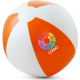 Balón de playa personalizado bicolor de Ø 21 cm aprox. naranja