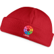 Gorro con tejido polar de 220 g/m2 rojo