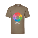 Camiseta manga corta value weight Fruit Of The Loom 165 caqui