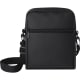 Bandolera acolchada en suave PU personalizada  negro