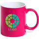 Taza de cerámica ideal para marcaje a láser por 1 cara (350 ml) fucsia