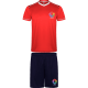 Conjunto deportivo de camiseta y pantalón United Roly rojo/marino