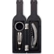 Set de vino 3 accesorios forma botella