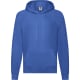 Sudadera felpa con cordon Lightweight Hooded S Fruit Of The Loom 240 azul