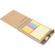 Libreta eco con notas adhesivas y bolígrafo 13 x 9 cm