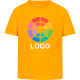 Camiseta personalizada algodón suave y resistente de niño Seiyo 160 dorado
