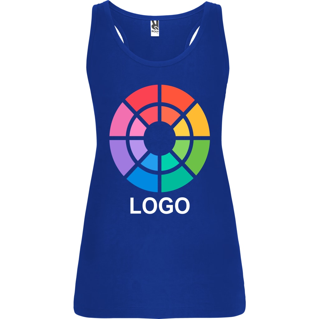 Camiseta de tirante publicitaria con espalda nadadora de niño